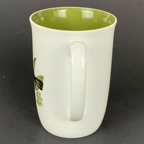 Fitz & Floyd For Neiman Marcus Yellow Finch Bird Series 8 Oz Mug 1975 Porcelain - Picture 4 of 6
